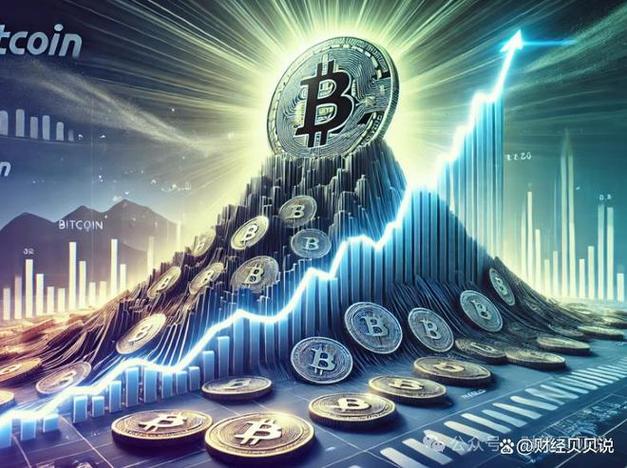 A visual representation of Bitcoin's price volatility, highlighting the peaks and troughs of the market.